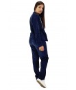 Conjunto Veludo Plush Butu Biru Feminino - Azul Marinho